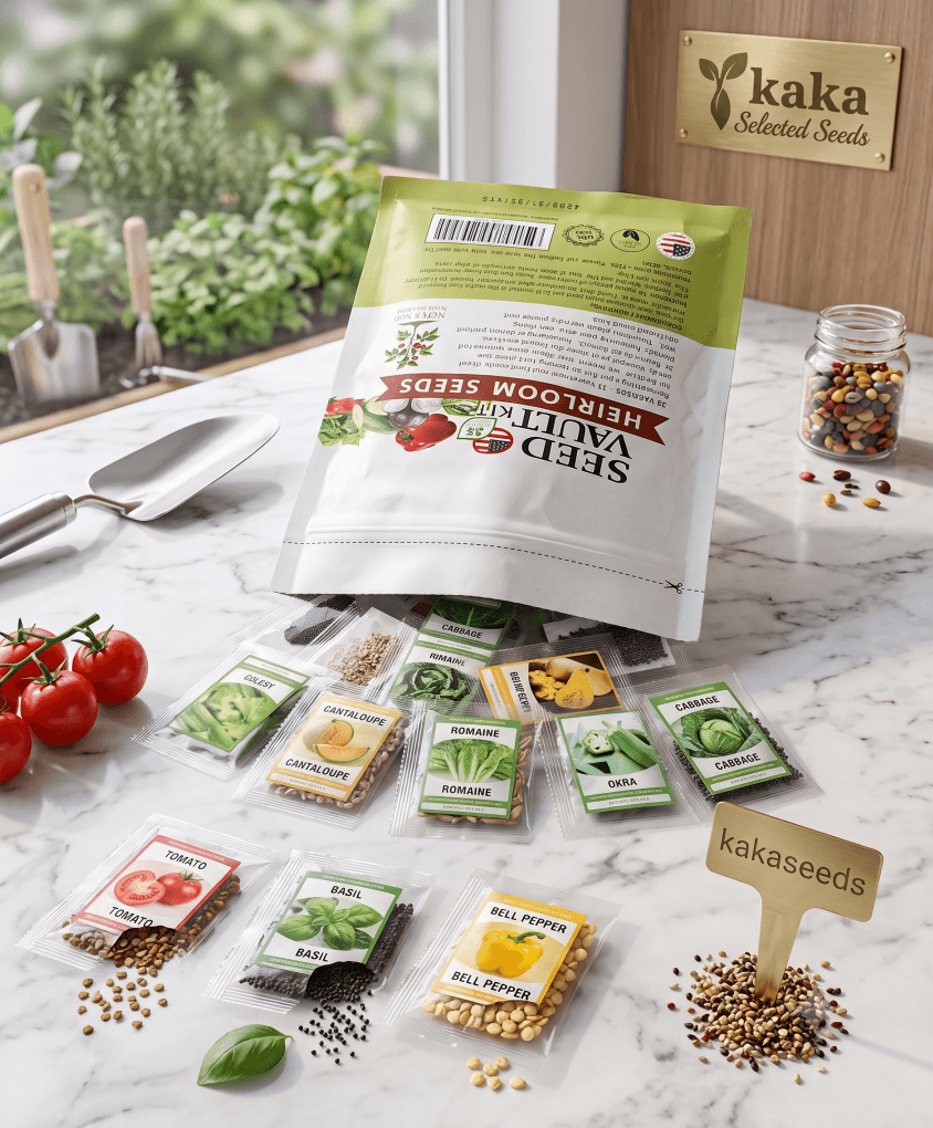 35 Premium Vegetable Seed Variety Pack