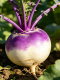 Purple Top White Globe Organic Turnip Seed