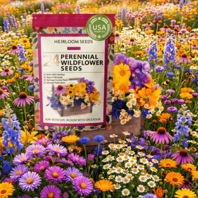 Butterfly and Hummingbird Flower Seed Mix - 24-Variety Blend