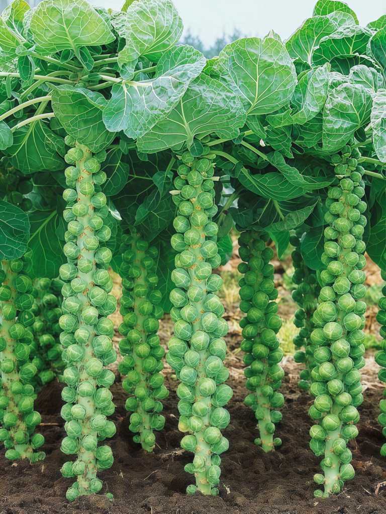 Silvia Organic (F1) Brussels Sprout Seed 1