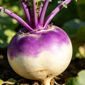Purple Top White Globe Organic Turnip Seed